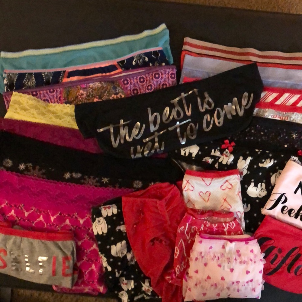 21 Victoria secret hiphugger panties size XL